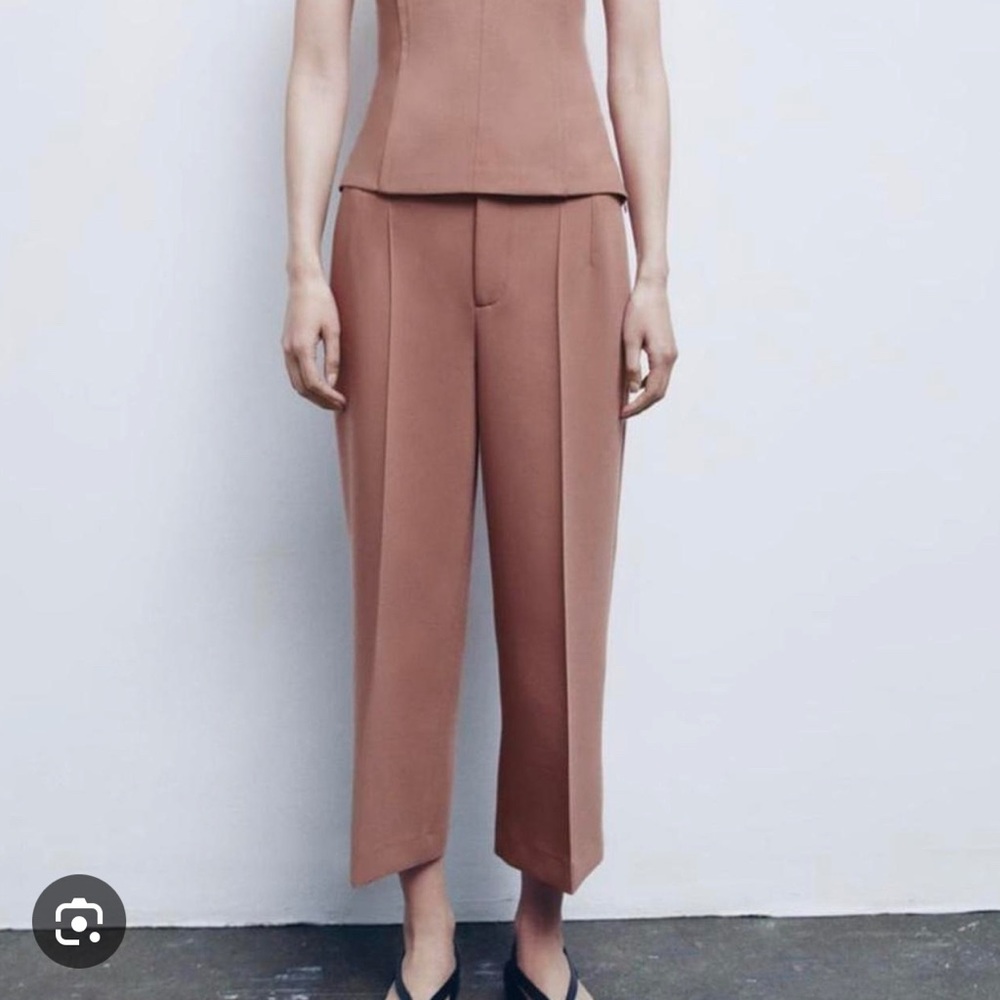 Zara rose culottes